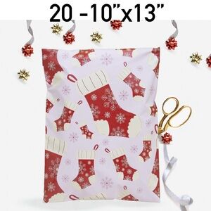 4/$20 -20 Stocking Poly Mailer 10”x13”